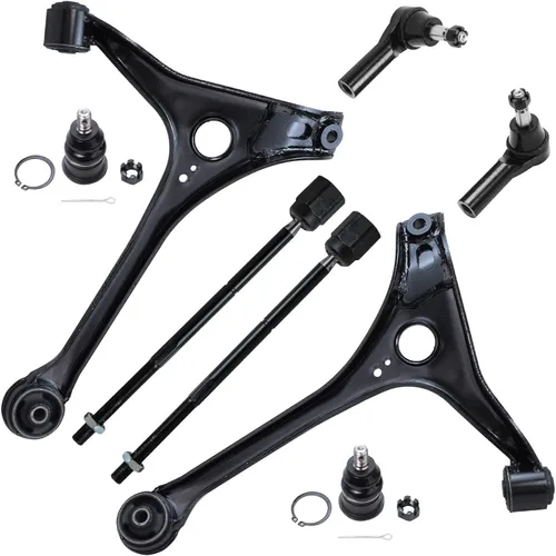 Vista 345 de Detroit Axle - Kit de brazos de control de extremo de 8 piezas para Toyota 2001-2003 Highlander 2002-2003 Camry Lexus ES300, 2 brazos de control