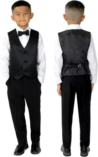 Vista 3 de Spring Notion conjunto de esmoquin calce clásico para niños, sin cola