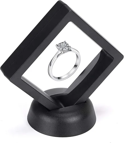 Vista 4 de Skelang Soporte de exhibición flotante 3D con marco de suspensión para medallón AA, antiguo, moneda de desafío, chip, joyas, pin