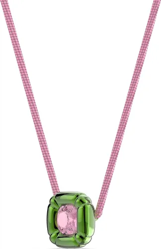 Vista 3 de SWAROVSKI Dulcis Collar, pendientes y pulsera Colección de joyas de cristal, cristal rosa, cristal amarillo, cristal transparente, Cristal