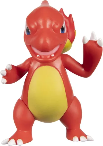 Vista 4 de Pokemon Figura de batalla Arcanine, Charmeleon y Cyndaquil exclusiva de 3 pulgadas, paquete de 2