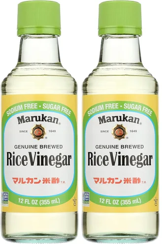 Vista 9 de Marukan Vinagre de arroz auténtico preparado, botella de vidrio de 12 onzas (paquete de 1)