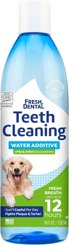 Vista 8 de Naturél Promise Fresh - Ambientador dental y aditivo de agua de limpieza dental para perros, botella de 18 onzas