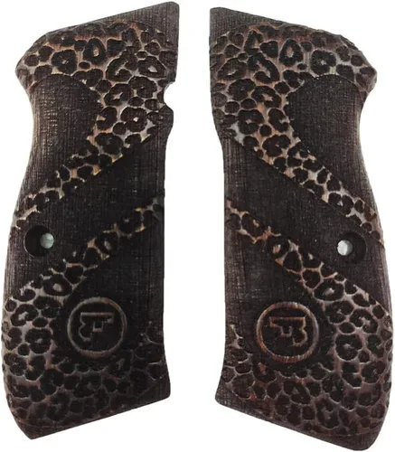 Vista 7 de Para CZ-75 Grips / CZ85 Grips / 75B CZ 75 / SP-01 75B CZ 75/85 Tamaño completo hecho a mano de madera de nogal