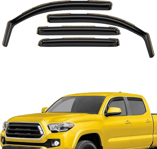 Vista 32 de Deflectores de ventana extra duraderos en canal, viseras de ventana, protectores para la lluvia, para Acura Integra 2023-2026 Hatchback, parasoles