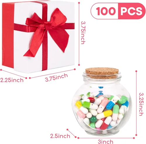 Vista 2 de FuturePlusX - 100 cápsulas con mensaje en botella de vidrio