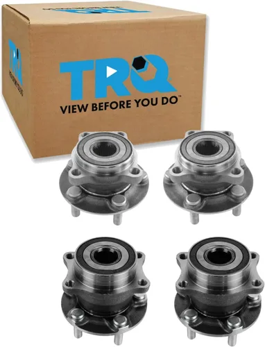 Vista 158 de Conjunto de rodamiento de rueda y buje TRQ para parte trasera izquierda y derecha, 2 piezas, compatible con Ford Expedition 2007-2010 y Lincoln