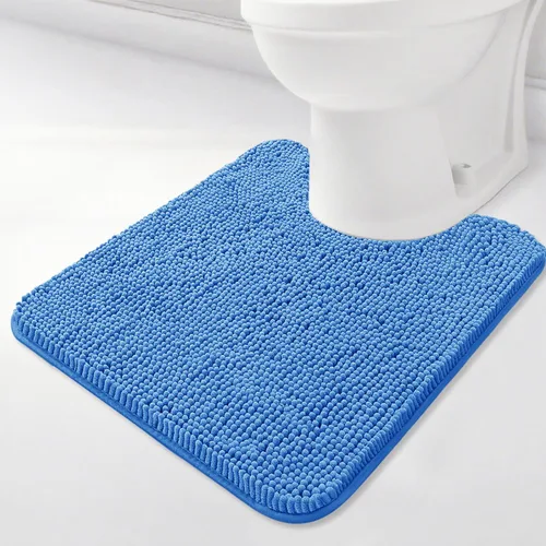 Vista 62 de BOANKODU Alfombras de Baño 47x17, Alfombras de Baño Extra Suaves y Absorbentes de Chenilla, Respaldo de PVC de Secado Rápido, Alfombras de Baño