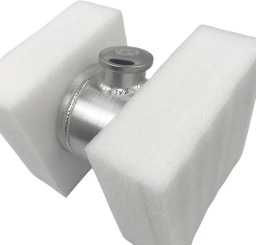 Vista 8 de JSD 3/4 Galón en total 15,2 cm x 20,3 cm Tanque de combustible de aluminio redondo pequeño para celda de combustible girada + Soporte de llenado