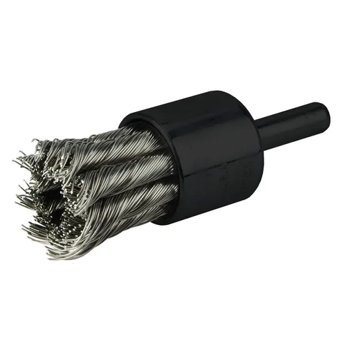 Vista 2 de Weiler 10029 Cepillo de extremo de alambre de nudo de 3/4", relleno de acero inoxidable de 0.014 pulgadas, fabricado en los Estados Unidos