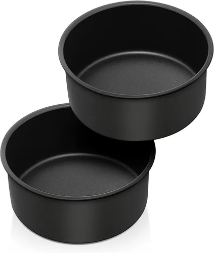 Vista 13 de P&P CHEF Molde para pasteles de 9.5 pulgadas, antiadherente, redondo, para hornear, juego de moldes para tartas para cumpleaños, bodas, 2.94