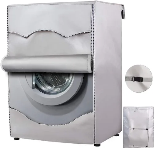 Cubierta para lavadora Cubierta de secadora para máquina de carga frontal impermeable, 23 x 25 x 34 pulgadas