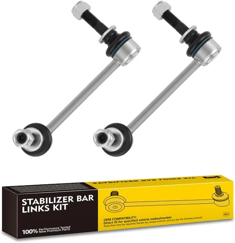 Vista 26 de TOVASTY 2 piezas eslabones de barra estabilizadora compatibles con Chevy Silverado 1500 2007-2016, Avalanche 07-13, Suburban 15-16, compatibles