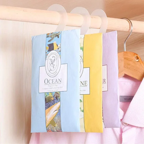 Vista 4 de 20 Packs Air Freshner Deodorizer Scented Sachets Bags for Drawer and Closet with Hanger