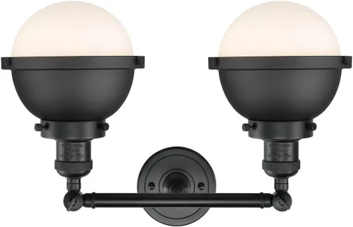 Vista 2 de Innovations 208-BK-HFS-61-BK-LED tocador de baño LED de Franklin Restoration Collection