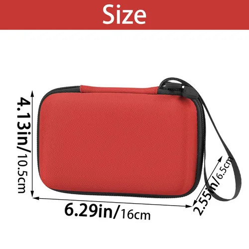 Vista 5 de Aenllosi Hard Carrying Case Compatible with Blaze AtariTechnosTaitoCapcom SuperNeo-GeoData East Pocket Arcade Gaming Handhled, Red (Case Only)