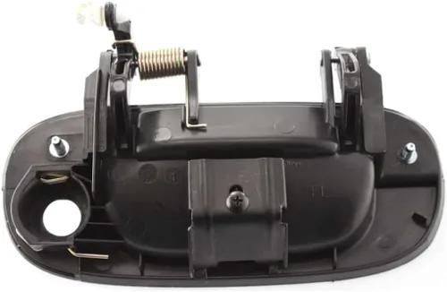 Vista 7 de Manija de puerta exterior para Dodge Ram 2500 1994-2002 lado del conductor frontal, negro texturizado Con orificio para llave Recorte: Base