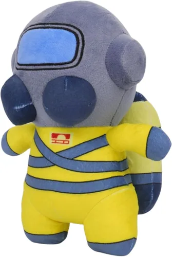 Vista 7 de Lethal Company - Peluches de peluche de Employee de 10 pulgadas, regalo ideal para cumpleaños y vacaciones (traje verde)