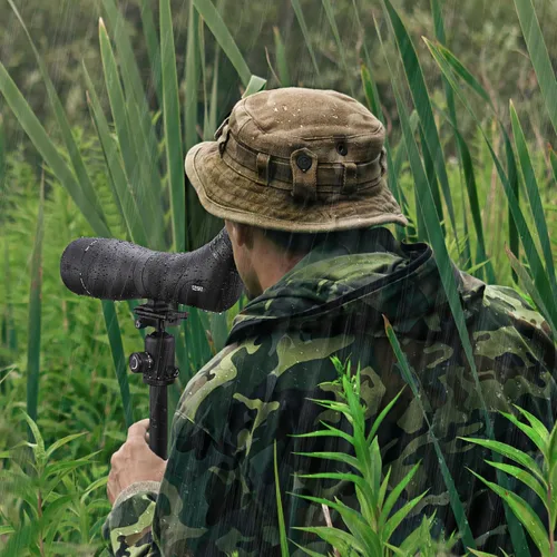 Vista 5 de Gosky EagleView - Alcance de observación 20-60x 85 HD con adaptador para teléfono inteligente para disparar objetivos, observación de aves, vida