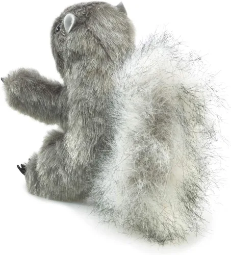 Vista 2 de Folkmanis Mini Marioneta de dedo de ardilla gris, 1 EA