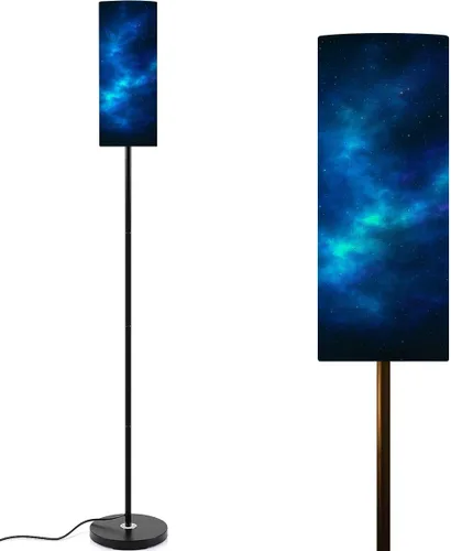 Vista 12 de Floor Lamps with Remote Control Distant Nebula far Away Galaxy Foot Switch Pole Lamps Modern Tall Standing Lamp for Bedroom Living Room 9W Dimmable