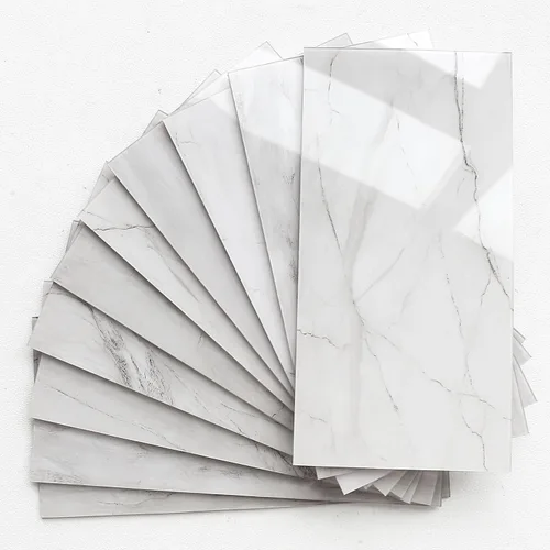 Vista 11 de BeNice - Azulejos grandes para salpicaduras de baño con acabado de metro, adhesivos impermeables para pared de cocina y ducha (23 azulejos) Beige