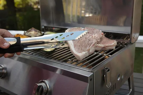 Vista 3 de Cuisinart CGS-134BL - Juego de herramientas de parrilla con guante de parrilla, color negro (3 piezas)