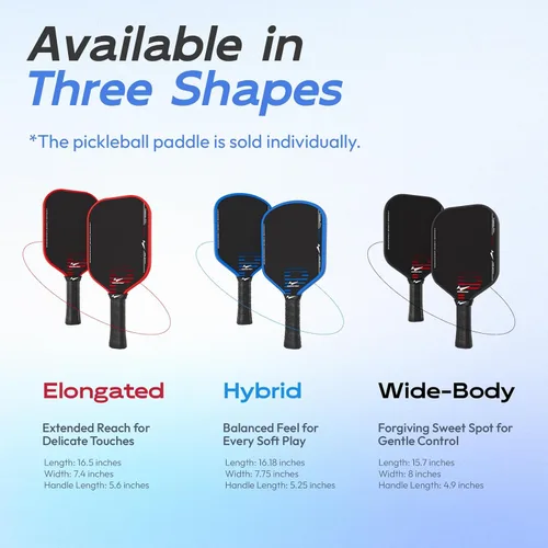 Vista 6 de Warping Point Rhythm 16MM Pickleball Paddle, Carbon Fiber Paddle, Thermoformed Design with MaxCell Honeycomb Core, Design for Precision Control &