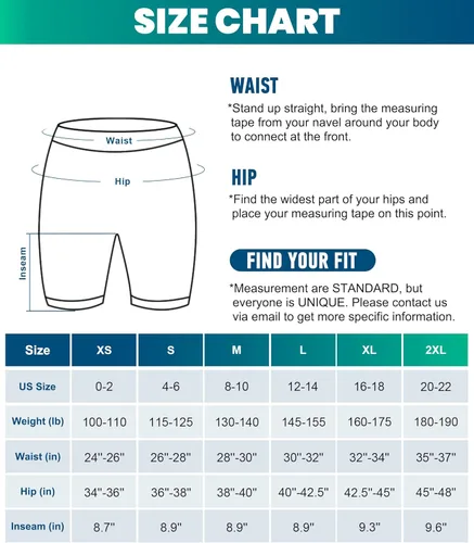 Vista 6 de Ewedoos Biker Shorts Women Tummy Control Workout Shorts with 3 Pockets High Waisted Compression Gym Running Yoga Shorts Women