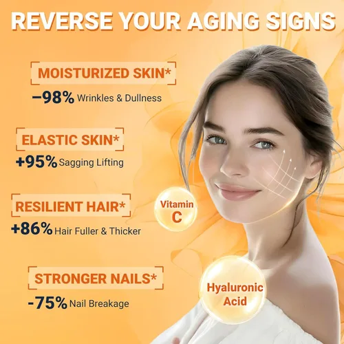 Vista 4 de DRFOSTER Polvo de péptidos de colágeno múltiple para mujeres con MSM + CS y D3 – Colágeno hidrolizado tipo I, II, III, V, X con vitamina C y ácido