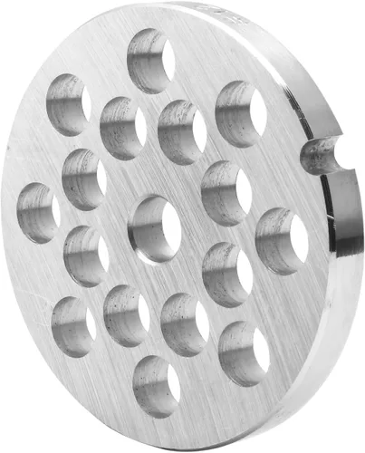 Disco de acero inoxidable #12 para picadora de carne de acero inoxidable para picadora de alimentos FGA y Hobart, LEM, Cabelas, Weston, MTN, discos