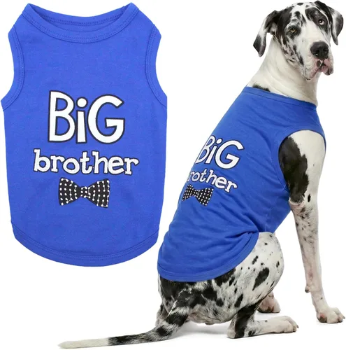 Vista 22 de Parisian Pet - Camiseta para perros y gatos, con texto en inglés Big Sister, 2XS