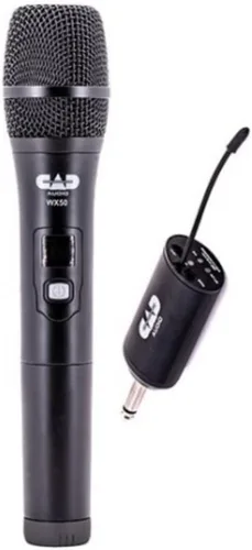 CAD Audio WX50 Frecuencia digital ágil de un solo canal UHF inalámbrico portátil, negro