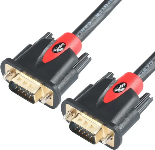 Vista 9 de Cable VGA a VGA HD15 para monitor con ferritas macho a macho-6 pies