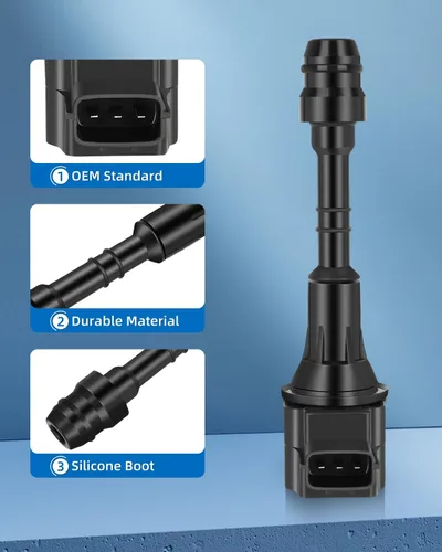 Vista 2 de ECCPP Bobinas de encendido UF510 8 con 8 bujías de iridio 4469, para Nissan 2005-2006 Armada,Pathfinder Armada,2004-2007 Nissan TITAN/2004-2006