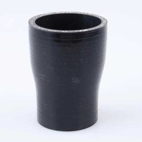 Vista 11 de AC PERFORMANCE ID de 1" a 1/2" (25mm a 13mm) Manguera de silicona recta reductora de 3 capas reforzada negra, 3" de longitud