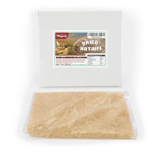 Vista 3 de Masa de fillo rallada Kataifi horneada tostada a granel, 20 libras (19.8 lbs) para barra de chocolate Dubai pistacho, pastelería Kadayif asada