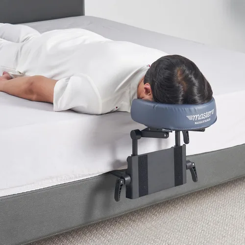 Vista 5 de Master Massage Kit de masaje de escritorio para la cara – Soporte de almohada de mesa y escritorio – Soporte plegable ajustable para reposacabezas
