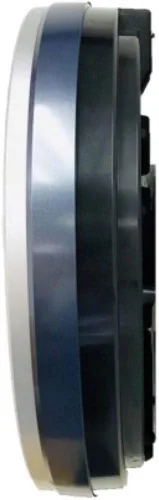 Vista 2 de Seiko QXM379SRH 18 Melodies in Motion Rotating Pendulum Wall Clock, Silver