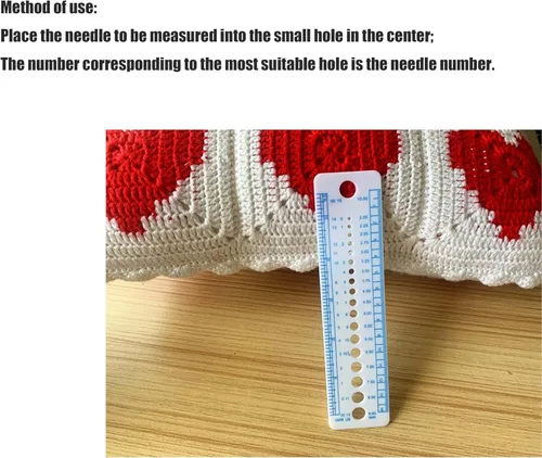 Vista 6 de woshilaoDS 35 piezas de juegos de agujas de tejer de doble punta, agujas de tejer de metal de acero inoxidable de 20 cm/7.8 pulgadas con doble punta