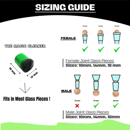 Vista 8 de The Magic Cleaner Kit de limpiador magnético de vidrio Mini, tamaño de 0.472 in Para tuberías de agua, jarrones, ventanas, acuarios, pequeños