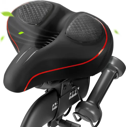 Vista 8 de Asiento de bicicleta de gran tamaño para bicicleta Peloton y bicicleta +, repuesto de sillín de bicicleta ancho compatible con bicicletas