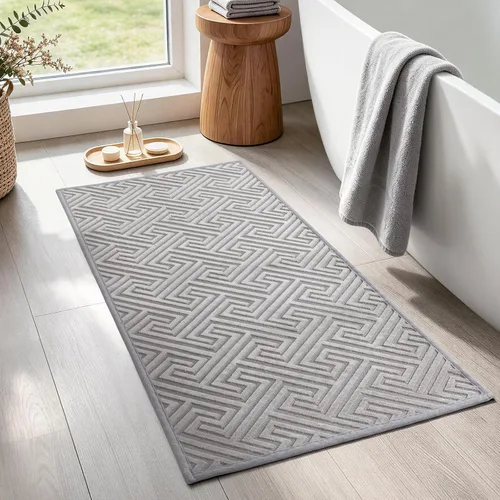 Vista 24 de YIHOUSE Alfombras de baño beige de 17 x 24 pulgadas, de secado rápido, antideslizantes, absorbentes, lavables a máquina, fina alfombra de baño