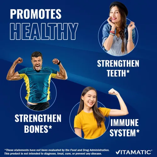 Vista 5 de Vitamatic 3 Pack Vitamina D3 50,000 UI (como colecalciferol), Dosis Semanal Única, 1250 mcg, 60 cápsulas vegetarianas Suministro para 1 año, Fórmula