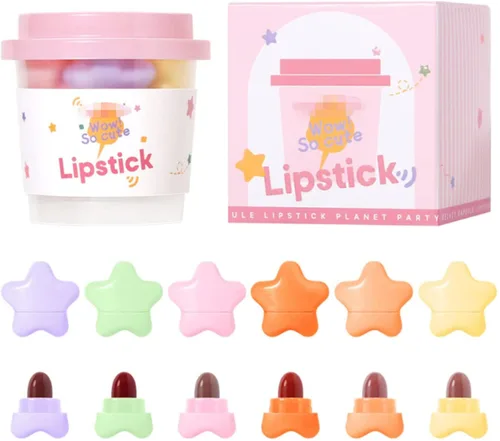 Vista 7 de Lovelycat Mini lindo juego de lápices labiales, 16 lápices labiales mate, 16 colores, terciopelo, impermeable, de larga duración, lápiz labial mate