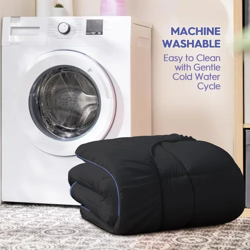 Vista 7 de ABENE Cubrecolchón de espuma viscoelástica de doble capa de 3 pulgadas, espuma viscoelástica de 2 pulgadas más 1 pulgada de plumón alternativo