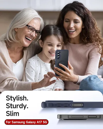 Vista 1985 de LeYi Funda para teléfono Samsung-S23: protector de pantalla e imán MagSafe Púrpura