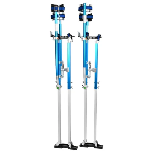 Vista 10 de Zancos para Paneles de Yeso de 24-40 Pulgadas de Altura Ajustable Elevadores Herramienta de Aluminio para Pintar Acabado Podar Ramas Limpiar