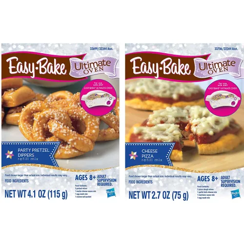 Easy Bake Paquete: Kit de Recambio de Pizza y Preztzel