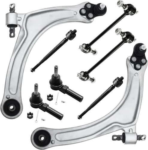 Vista 63 de Detroit Axle - Kit de brazos de control de extremo de 8 piezas para Toyota 2001-2003 Highlander 2002-2003 Camry Lexus ES300, 2 brazos de control